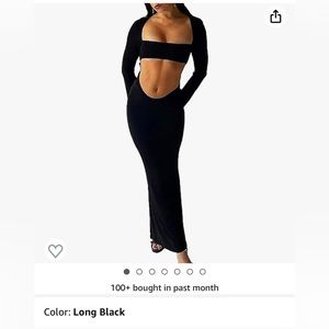 Black maternity shoot dress!